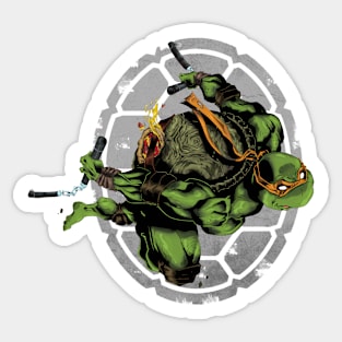 Mikey Attacks - Shell variant Sticker